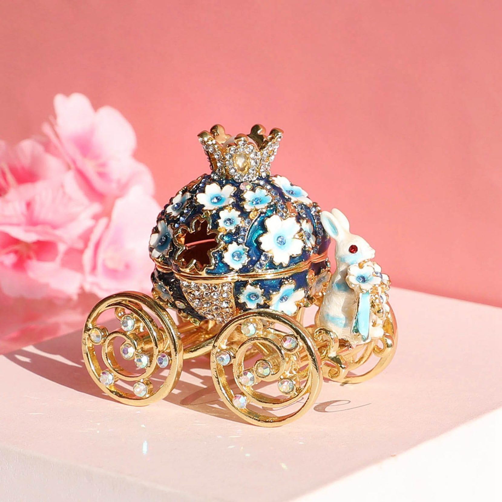 リモージュボックス　かぼちゃの馬車　サイン入り リモージュボックス かぼちゃの馬車 サイン入り - メルカリ